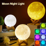 LED Night Moon Lamp